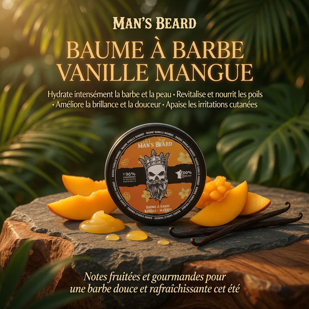 Baume à Barbe Vanille Mangue 